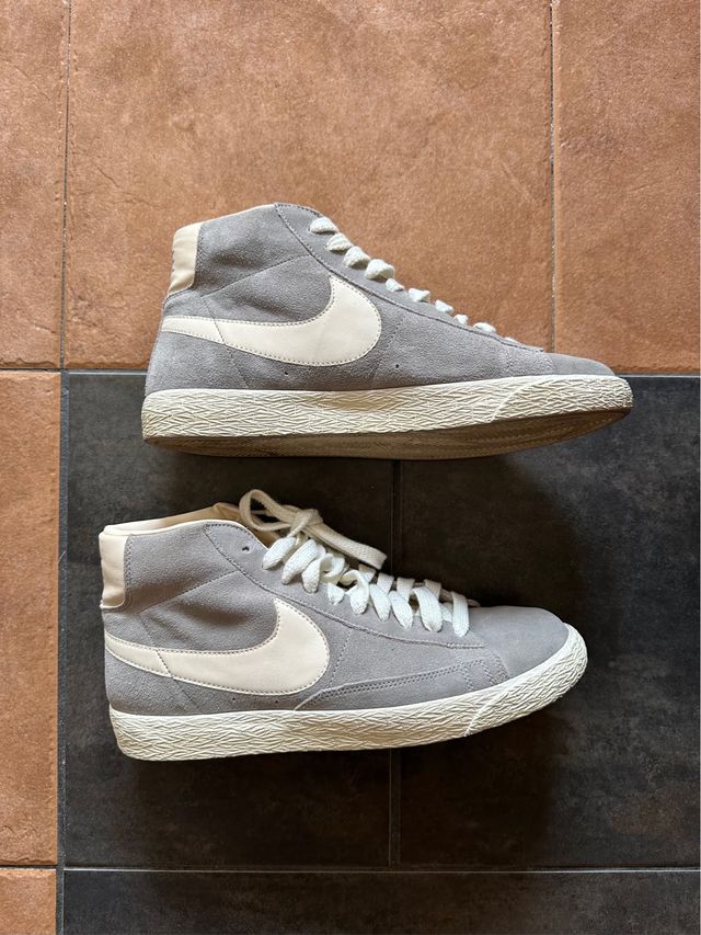 Nike Blazer Mid PRM Gris - Zapatillas