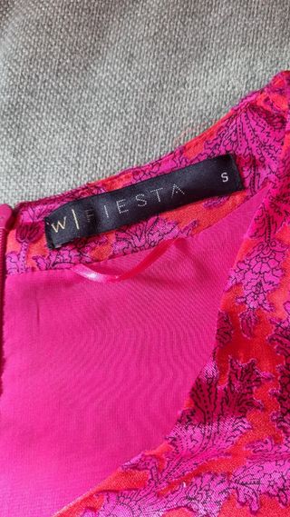 Vestido fiesta rosa El Corte Inglés