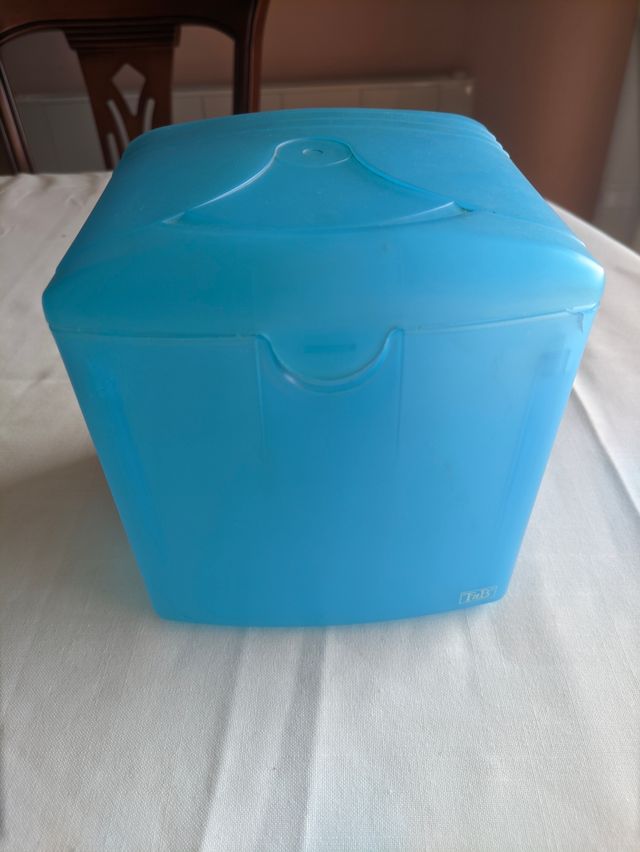 Caja porta-CDs/DVDs azul
