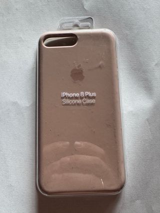Carcasa Silicona Apple iPhone 8 Rosa