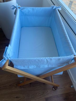 Minicuna tijera de madera 