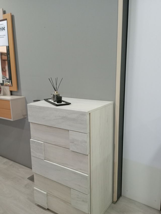 Cabecero cama LED - 2 mesitas y sinfonier