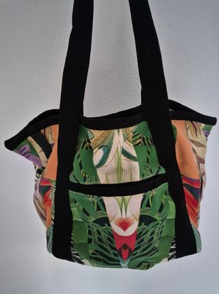Bolsa de playa floral Desigual
