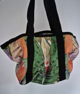 Bolsa de playa floral Desigual
