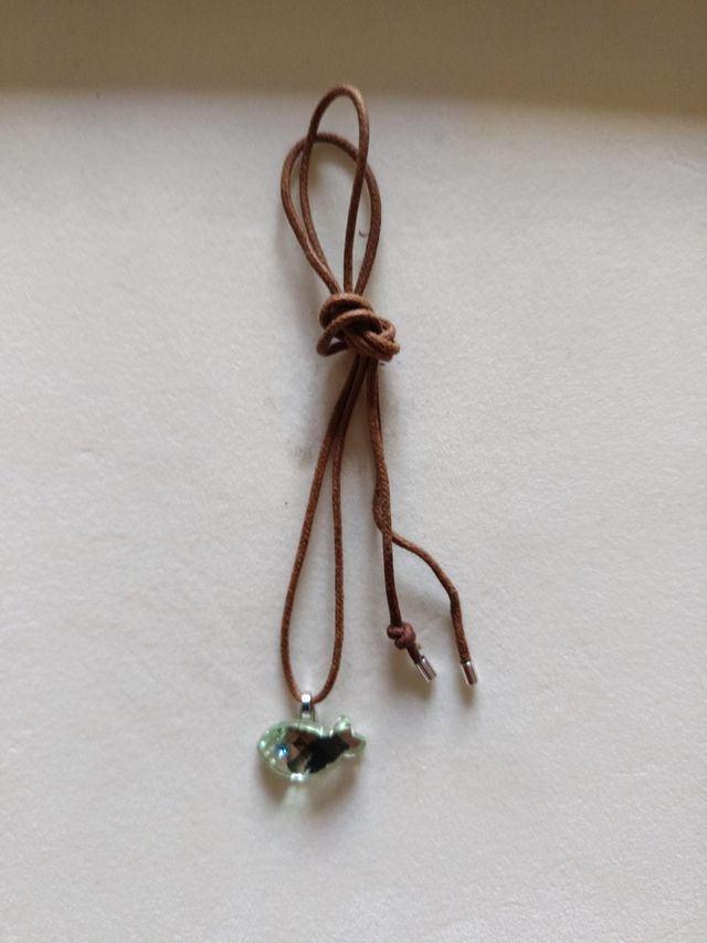 Colgante Swarovski pez verde