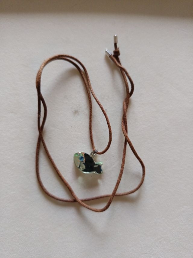 Colgante Swarovski pez verde