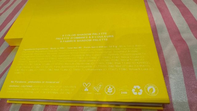 Paleta sombras de ojos