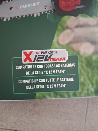 Motosierra Parkside 12V - Mini sierra recargable