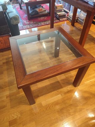 Mesa baja centro salón 70x70