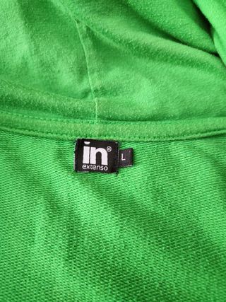 Sudadera in extenso verde talla L