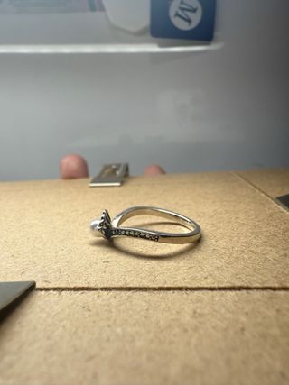 Anillo Ariel plata perla