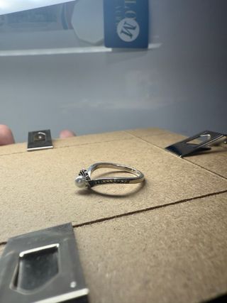 Anillo Ariel plata perla