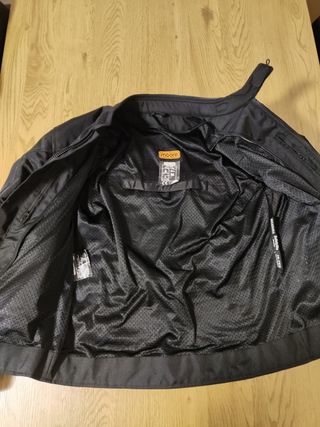 Chaqueta moto verano Moore (LEM) negra talla M