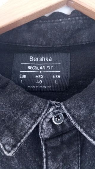 Camisa negra hombre - Talla L