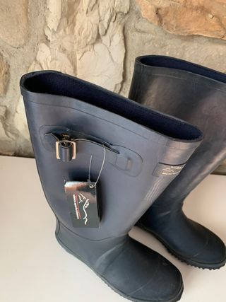 Stivali pioggia blu, tg 39