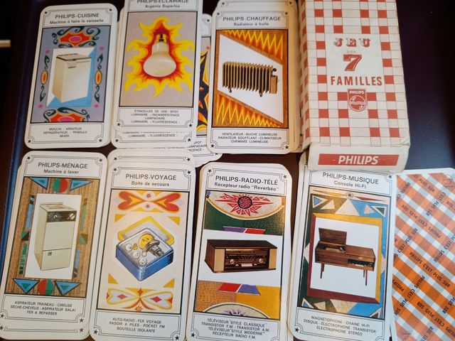 Gioco 7 Famiglie Philips Vintage