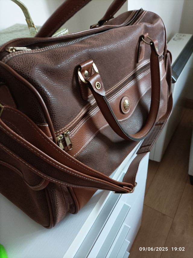 Bolsa viaje marrón