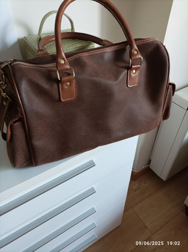 Bolsa viaje marrón