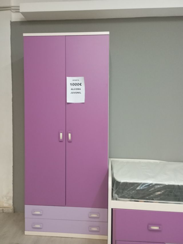 Alcoba habitación juvenil completa