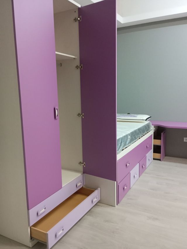 Alcoba habitación juvenil completa