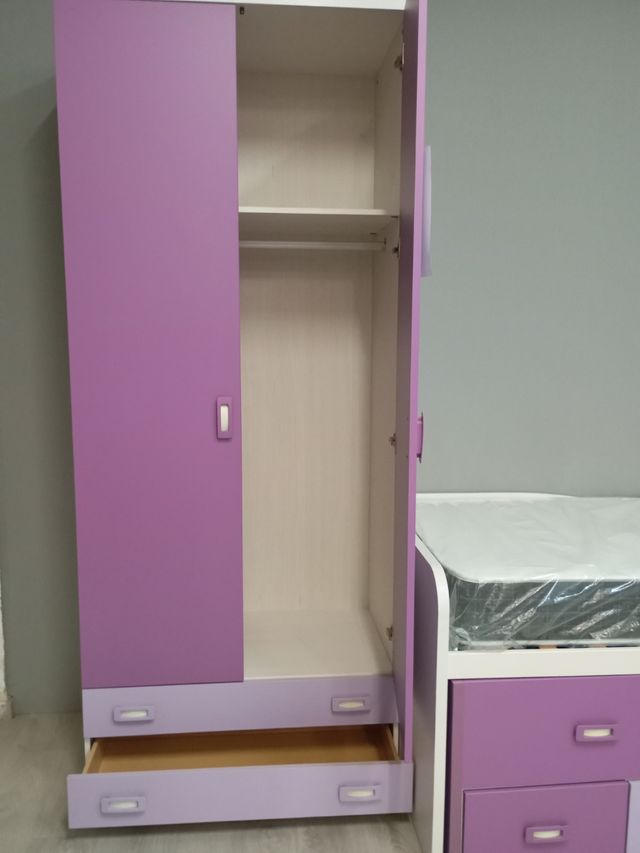 Alcoba habitación juvenil completa