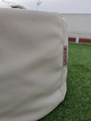 Offerta! 2x1 Pouf bianchi di lusso per il tuo giardino