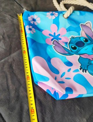 Bolsa playa Stitch.