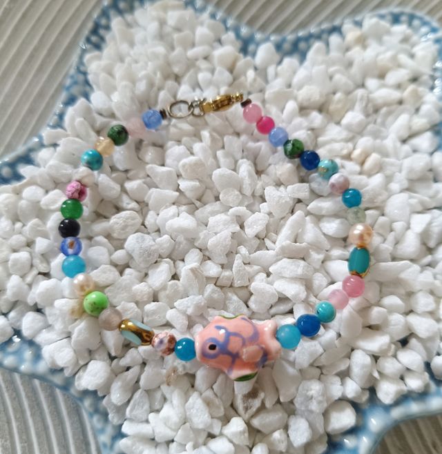 Pulsera piedras naturales multicolor