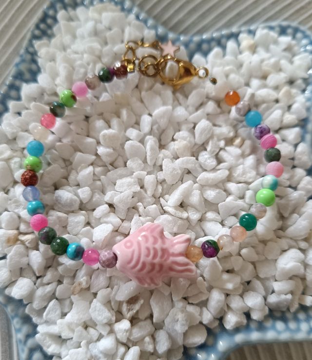 Pulsera piedras naturales multicolor