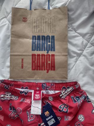 Bañador FC Barcelona niño talla 14