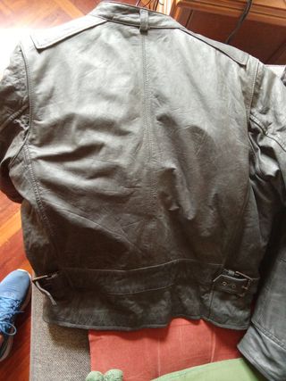 Cazadora piel Tommy Hilfiger M