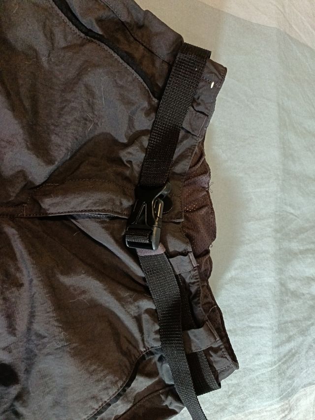 Pantalones montaña niña Forclaz - Negro/Gris