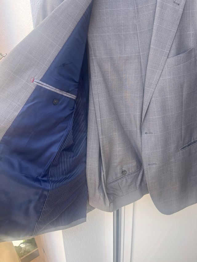 Traje gris caballero - 2 piezas