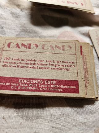 Cromos Candy Candy: 25+ cromos