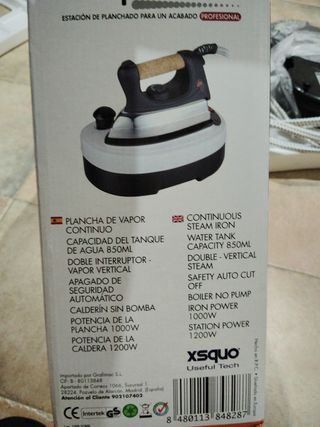 Plancha Maxi Vapore XS900 - Nueva