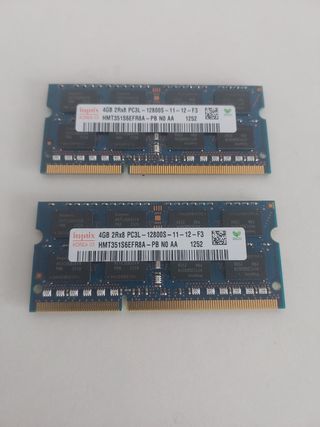 2x4GB RAM Hynix PC3L-12800S