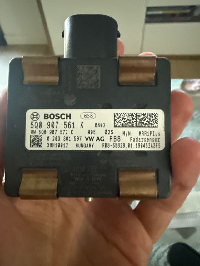 Sensor radar de control de crucero grupo WV