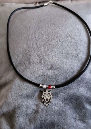 Colgante León Acero | Collar