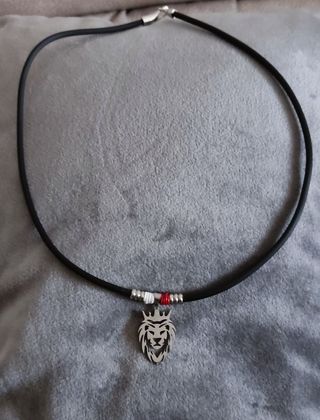 Colgante León Acero | Collar