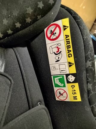 Silla coche bebé Isofix, giratoria