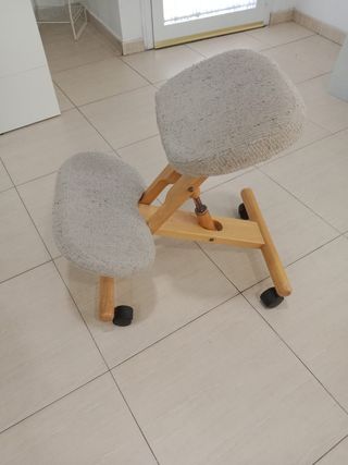 Silla ergonómica de madera