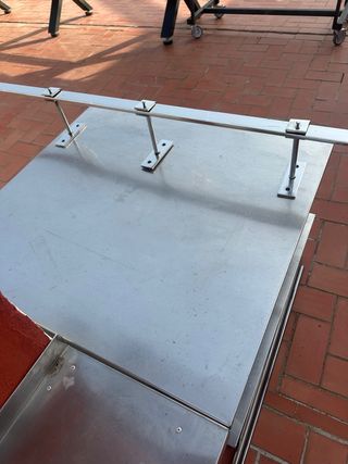 Barra jamonera acero inoxidable