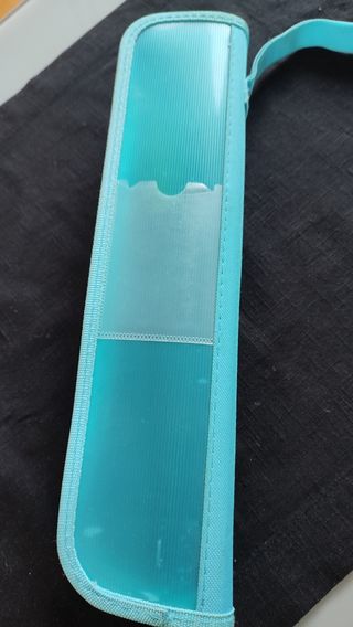 Funda flauta estuche celeste