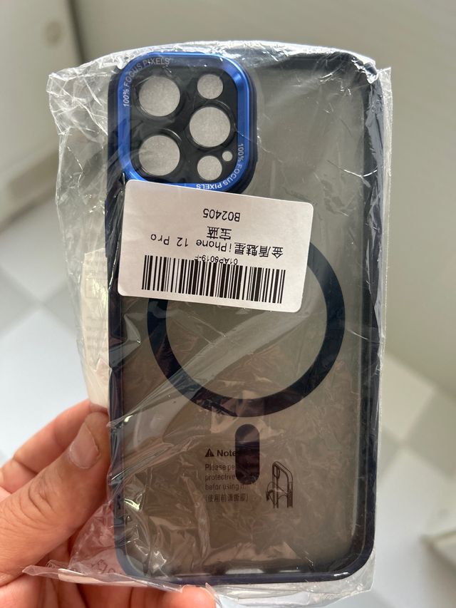 Carcasa iPhone 12 Pro - Azul y Negra