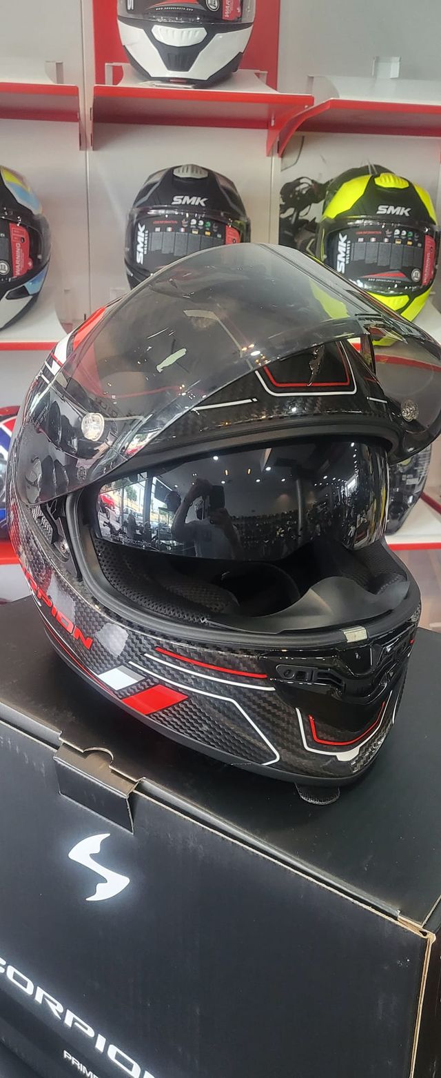 CASCO SCORPION EXO-1400 EVO II CARBON AIR MIRAGE