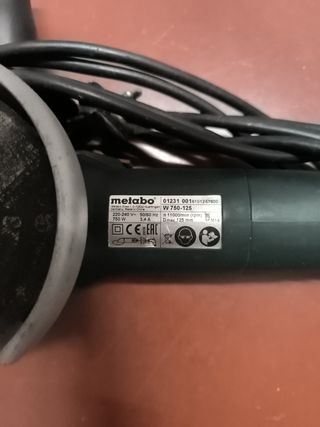 Amoladora metabo 125mm M14