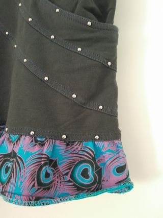 Falda negra Custo Barcelona