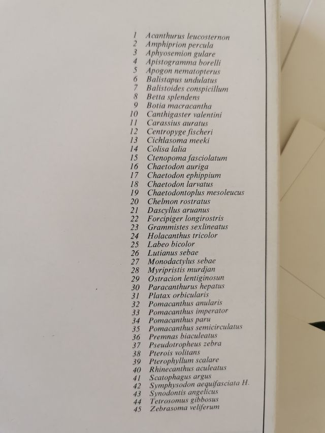 Láminas ictiográficas (45 láminas)