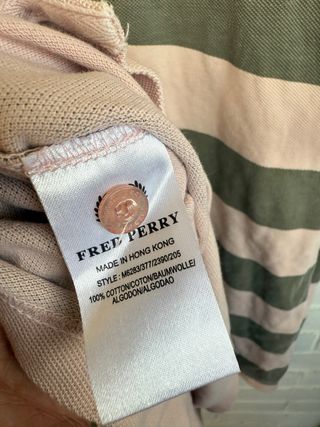 Polo manga corta rayas FRED PERRY talla XXL