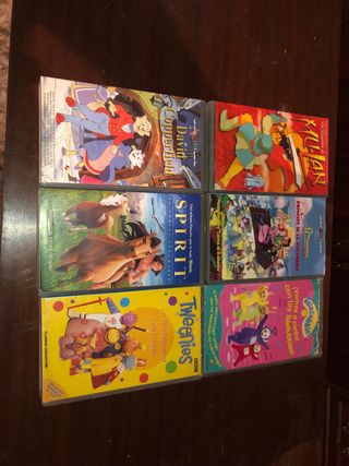 6 VHS infantiles: David Copperfield, Ki-lan...